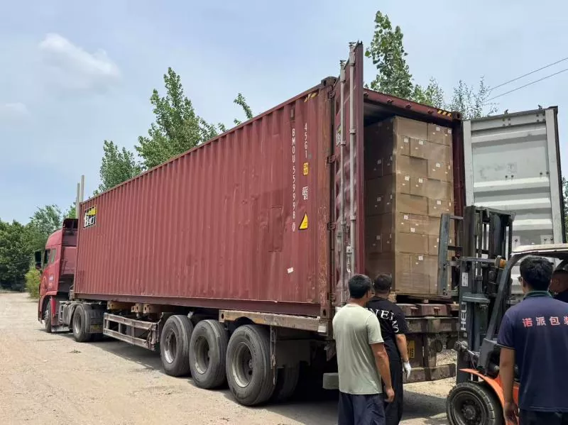 40.000 de role de bandă de înaltă calitate expediate direct în Japonia: Comanda de peste mări a fost livrată cu succes